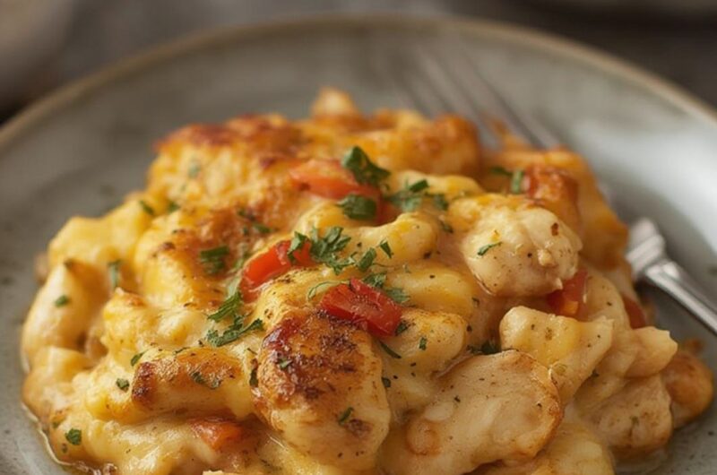 Neiman Marcus Chicken Casserole cooking