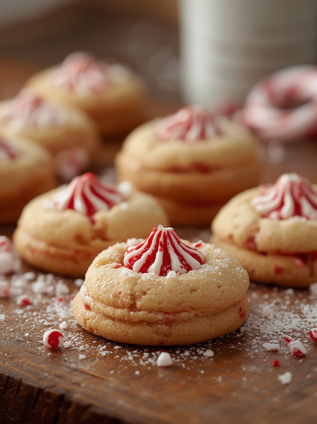 Peppermint Filled Cookies