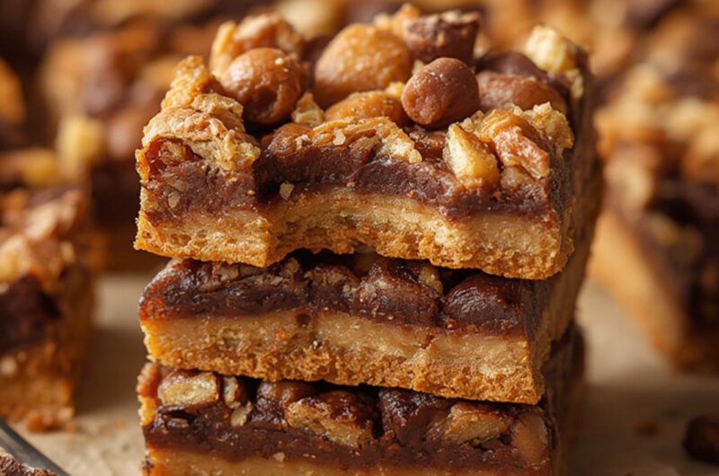 Seven Layer Bars cooking