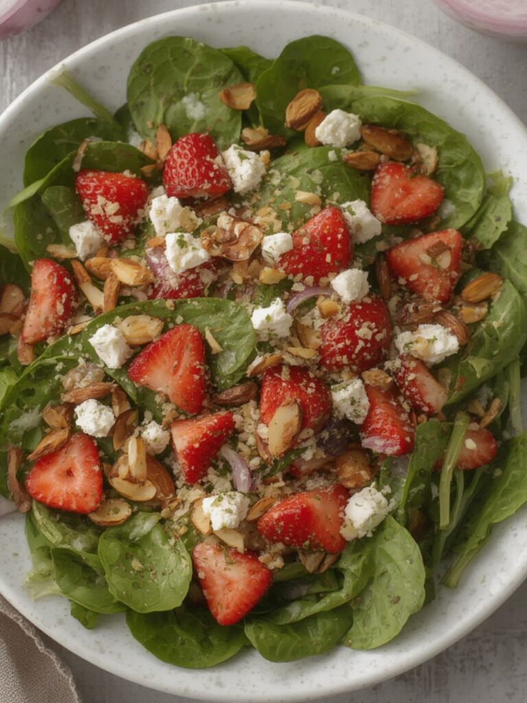 Strawberry Spinach Salad