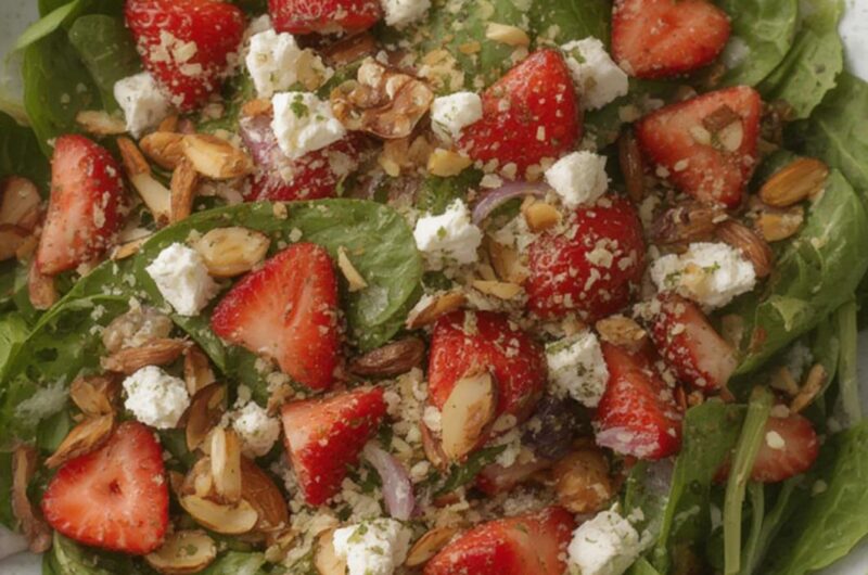Strawberry Spinach Salad