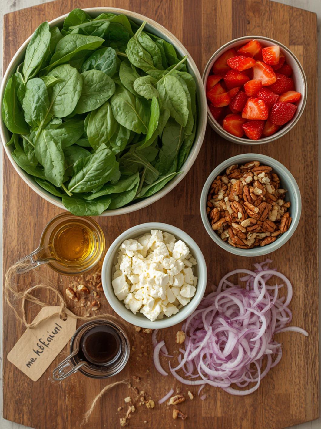 Strawberry Spinach Salad