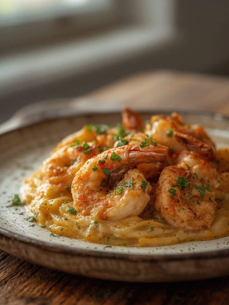 Stuffed Shrimp Scampi