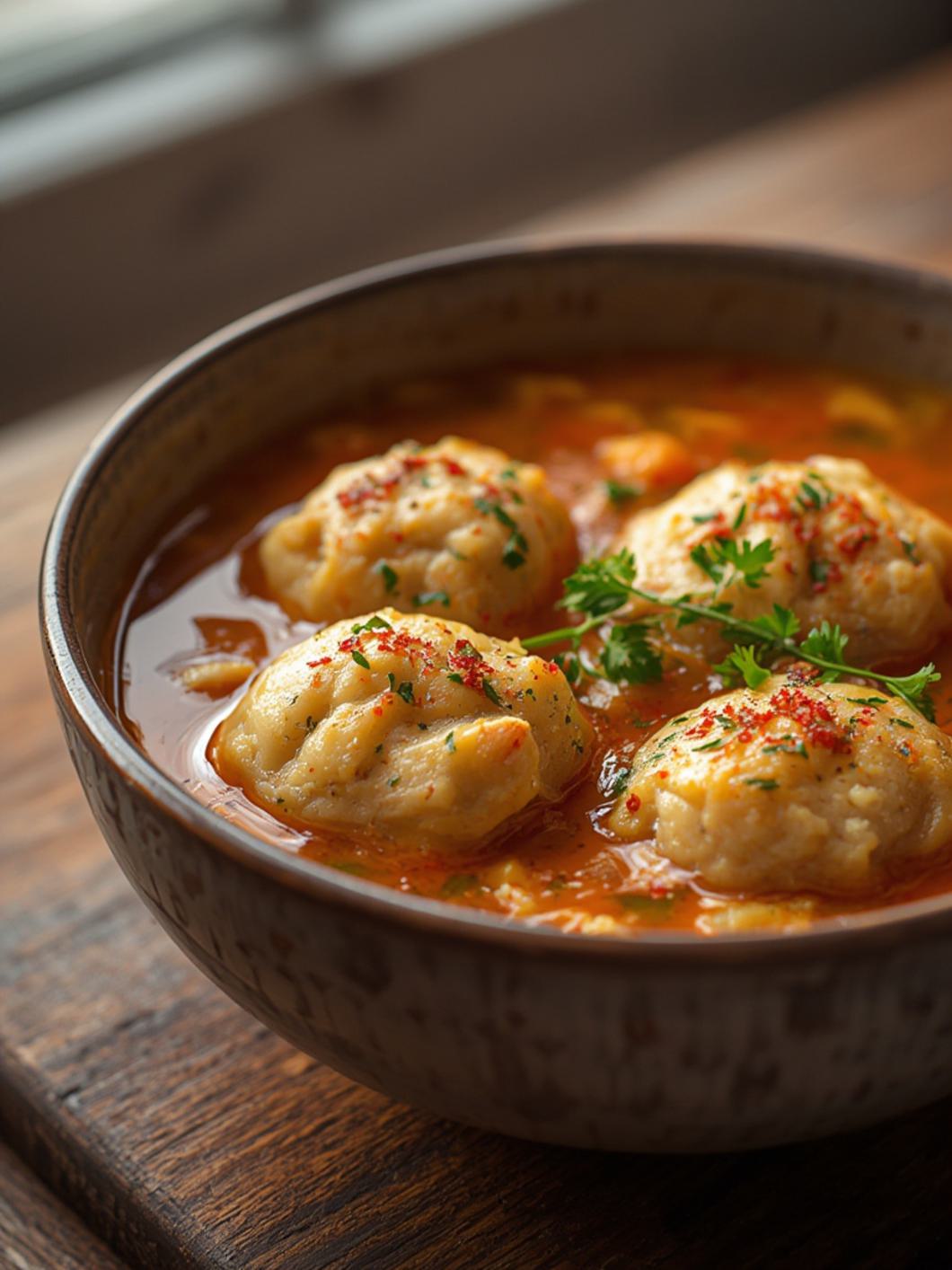 Turkey Dumpling Soup