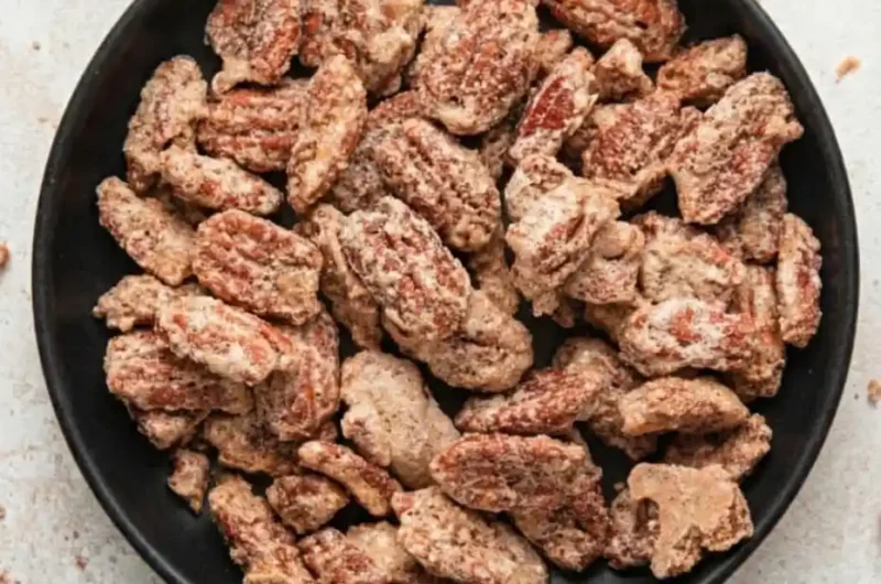Cinnamon Sugar Candied Pecans