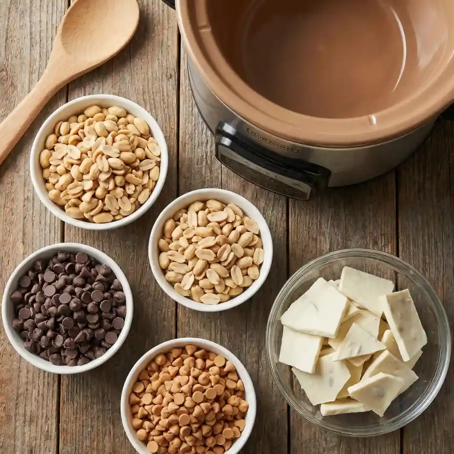 Slow Cooker Peanut Clusters