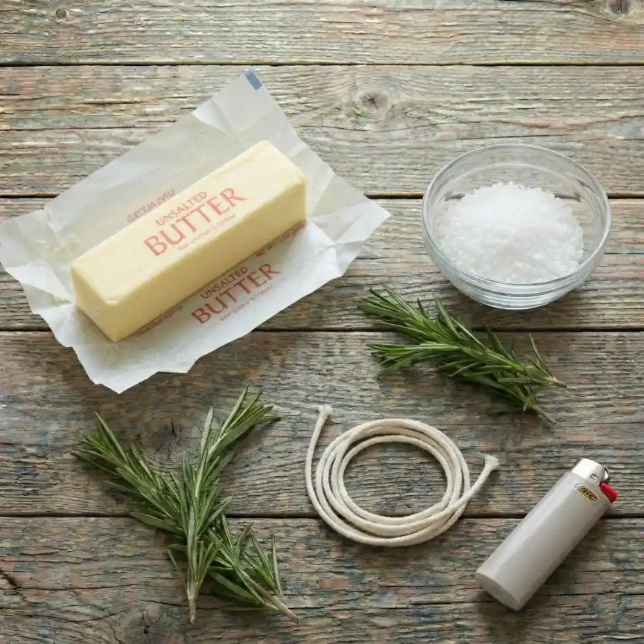 Butter Candle cooking