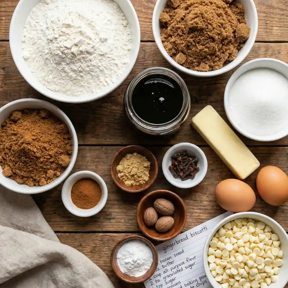 Gingerbread Biscotti