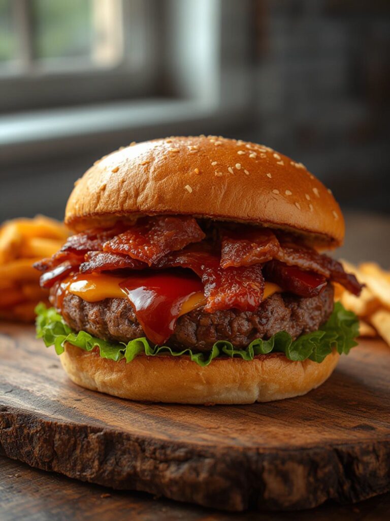 BBQ Bacon Smash Burger