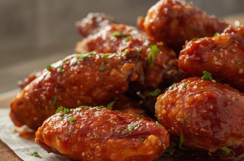 Baked BBQ Chicken Wings