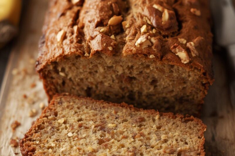 Banana Nut Bread cooking