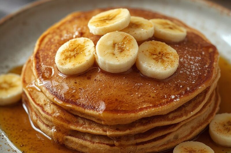 Banana Pancakes cooking