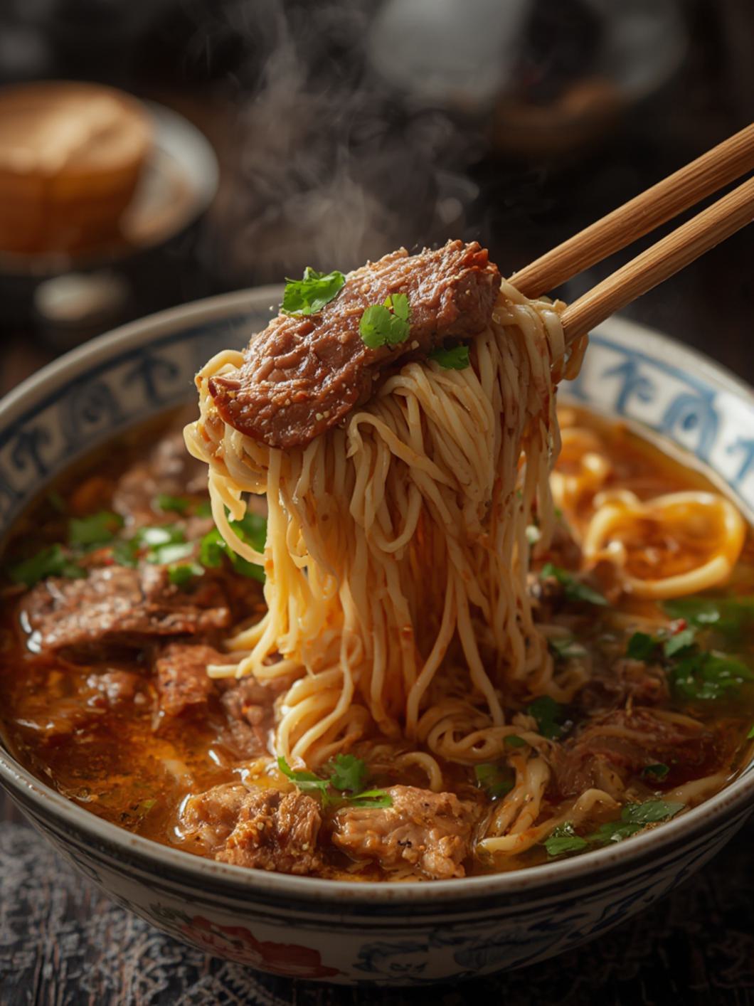 Beef Noodle Soup cooking