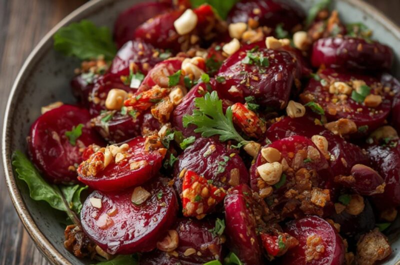 Beet Salad cooking