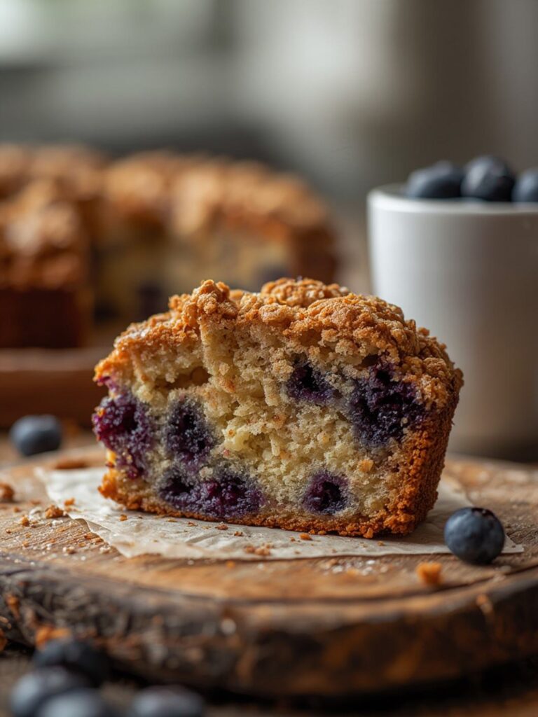 Blueberry Streusel Coffee Cake