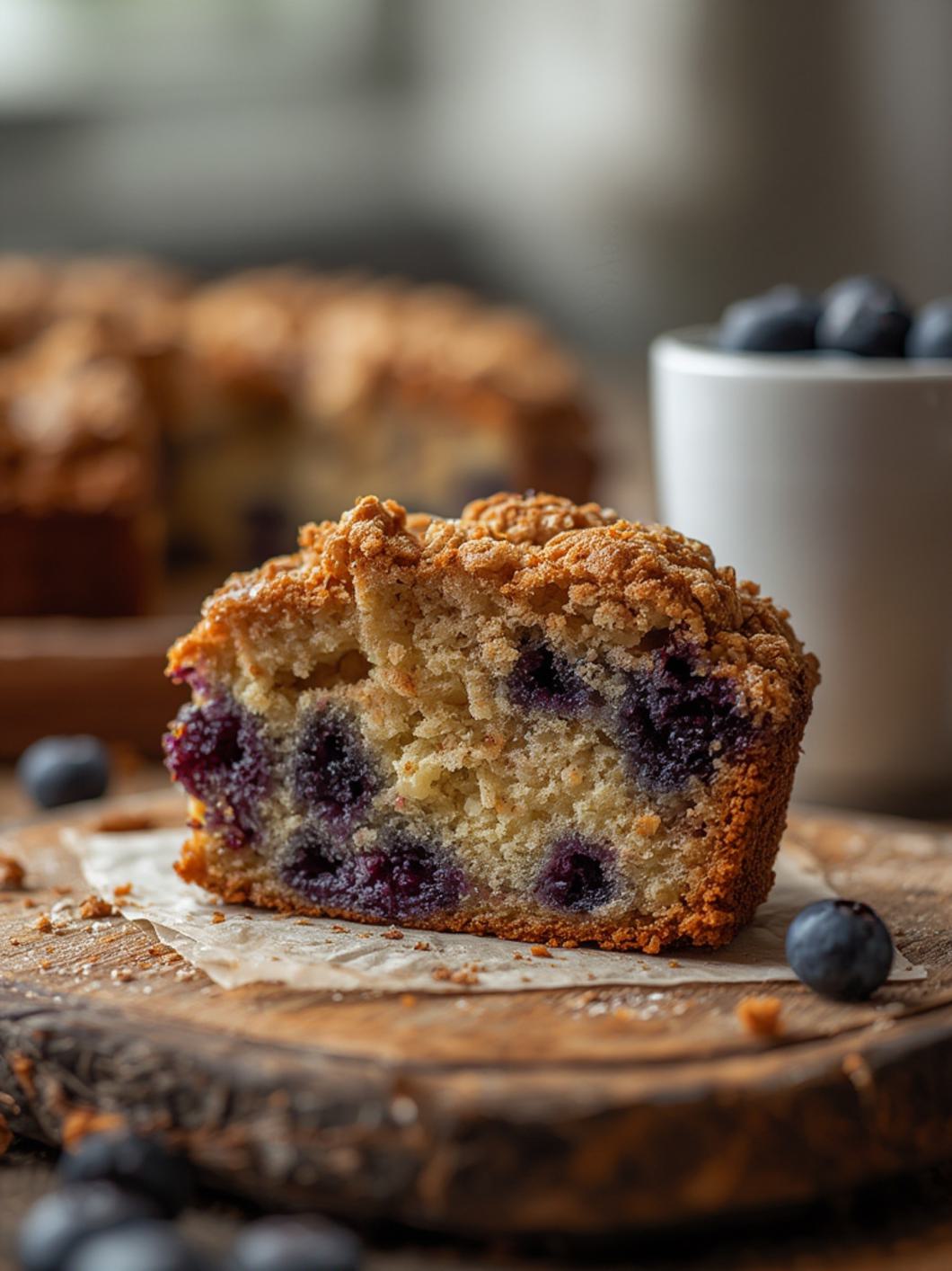 Blueberry Streusel Coffee Cake