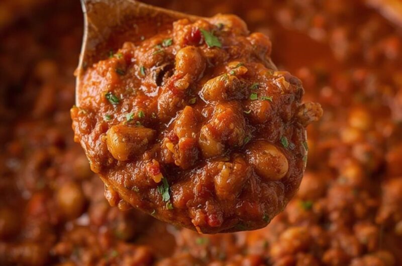 Bolognese Sauce cooking