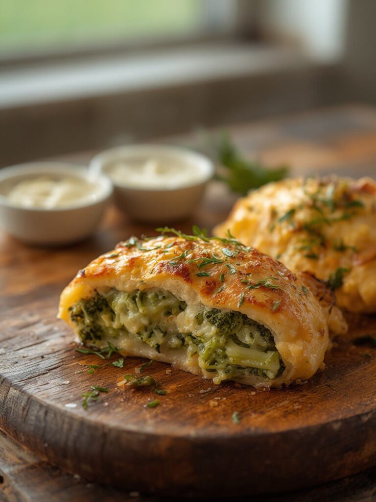 Cheesy Broccoli Stuffed Chicken