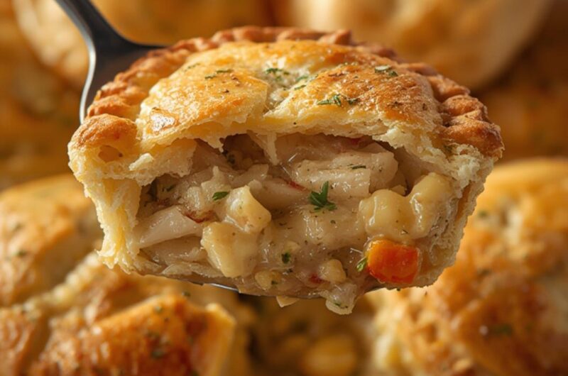 Chicken Pot Pie Hand Pies cooking