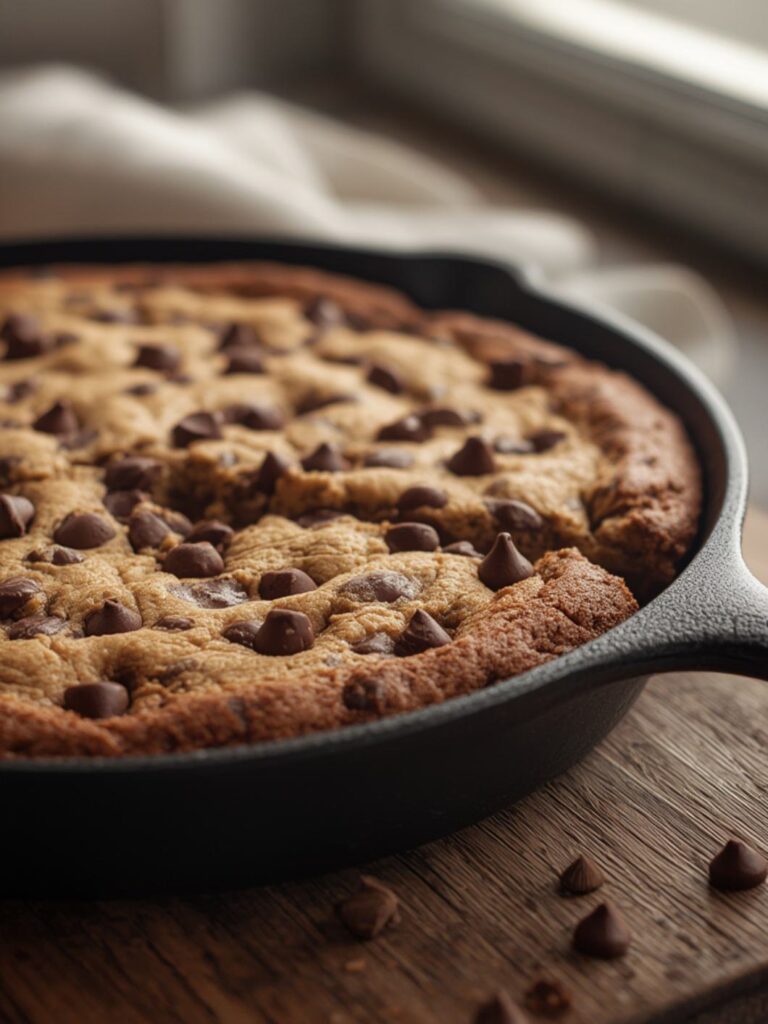 Chocolate Chip Skillet Cookie