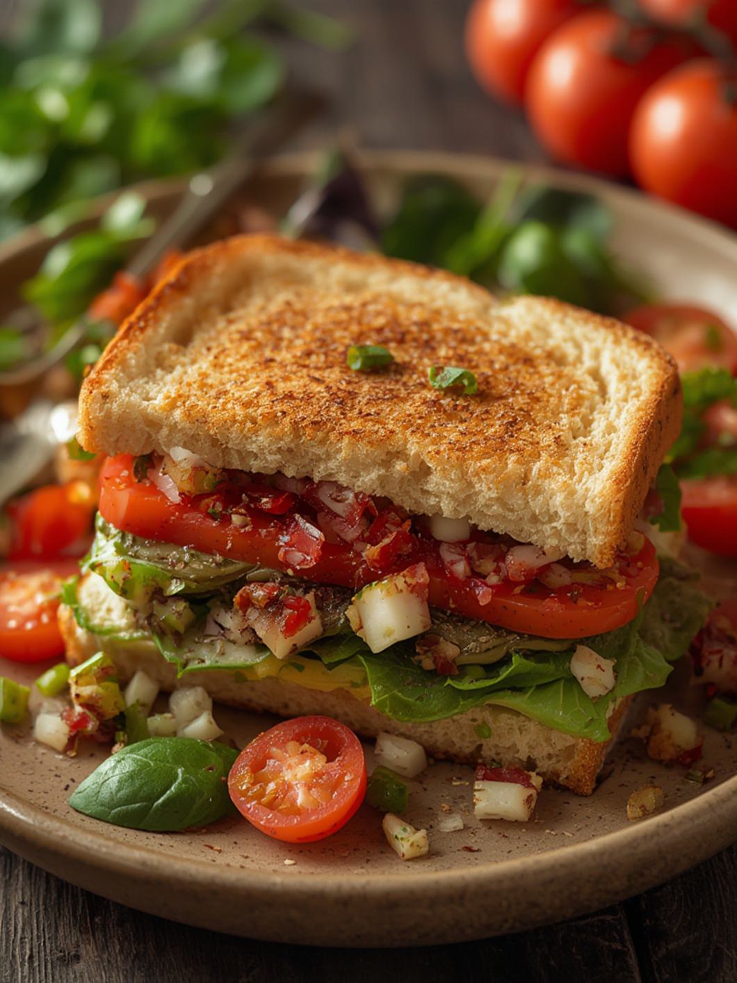 Chopped Italian Sandwich Salad cooking