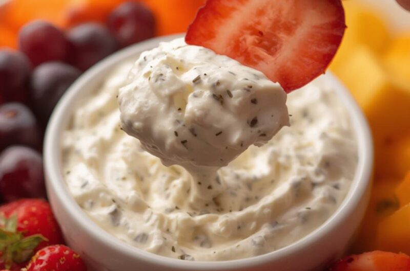 Cream Cheese Fruit Dip cooking