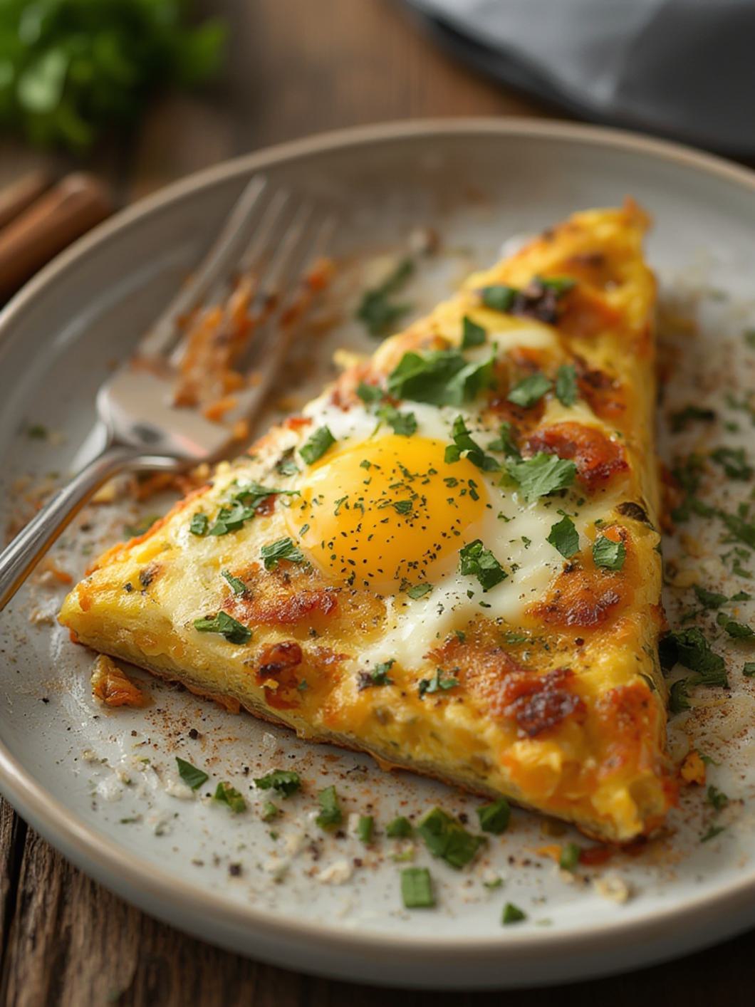 Egg White Frittata cooking