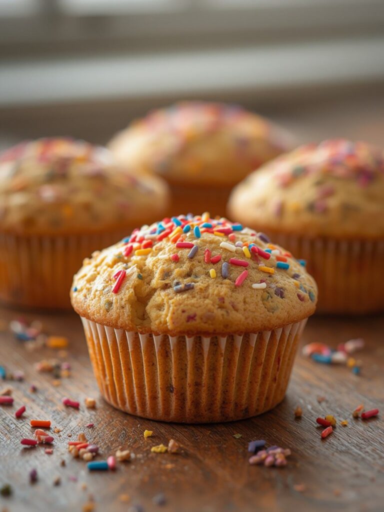 Funfetti Muffins Recipe With Sprinkles