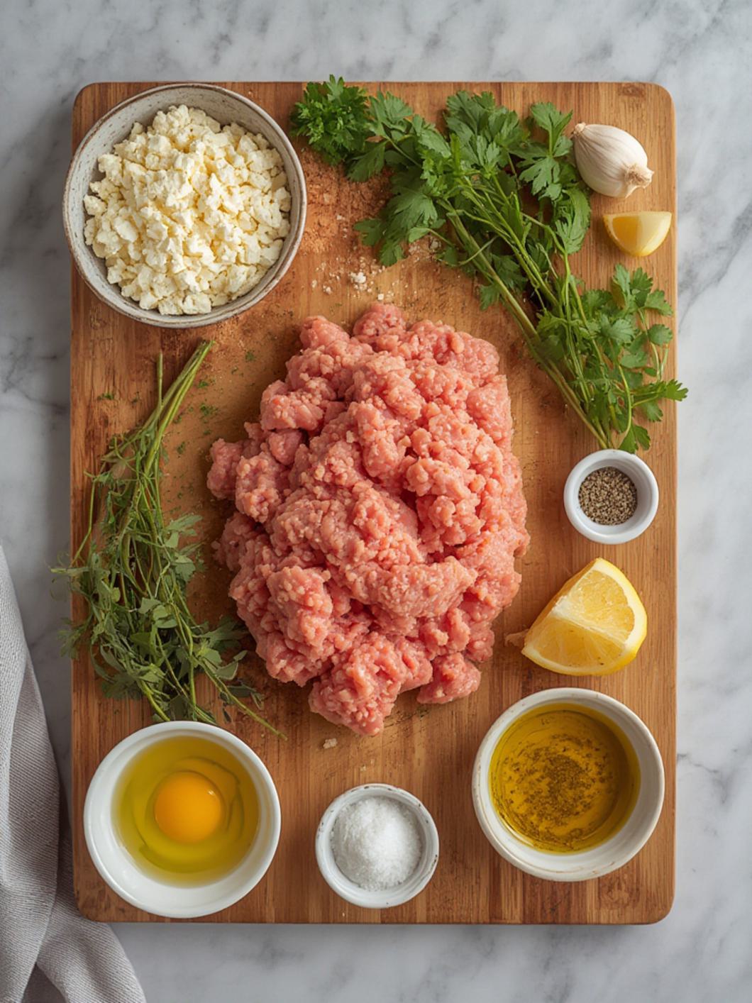 Greek Chicken Meatballs