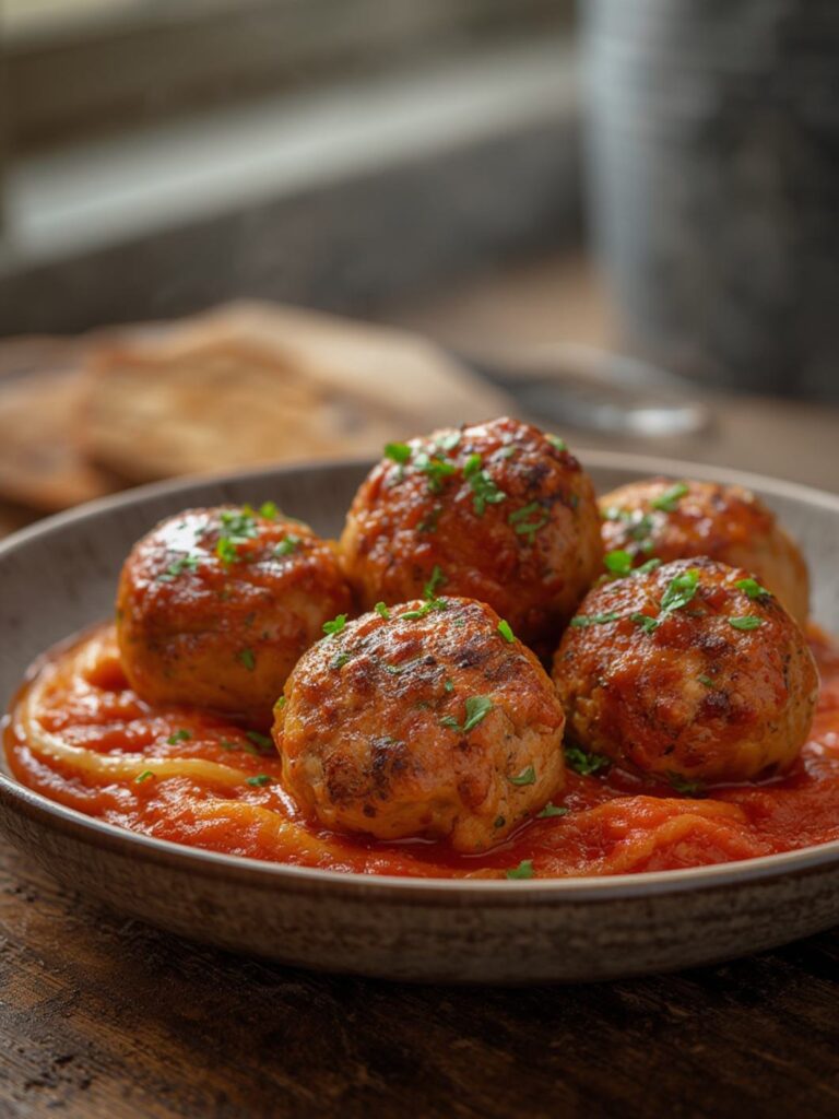 Greek Chicken Meatballs