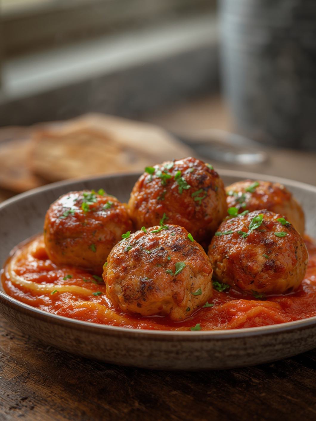 Greek Chicken Meatballs