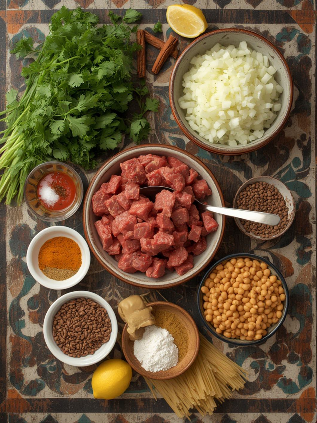 Harira Soup Ingredients