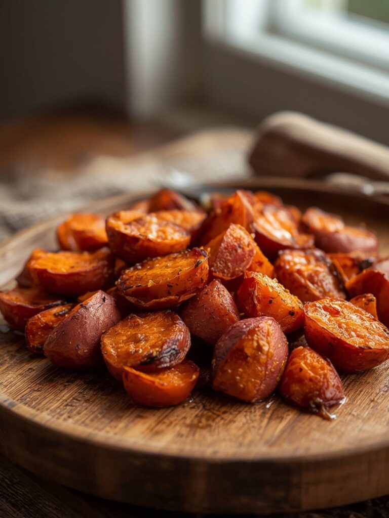 Honey Roasted Sweet Potatoes