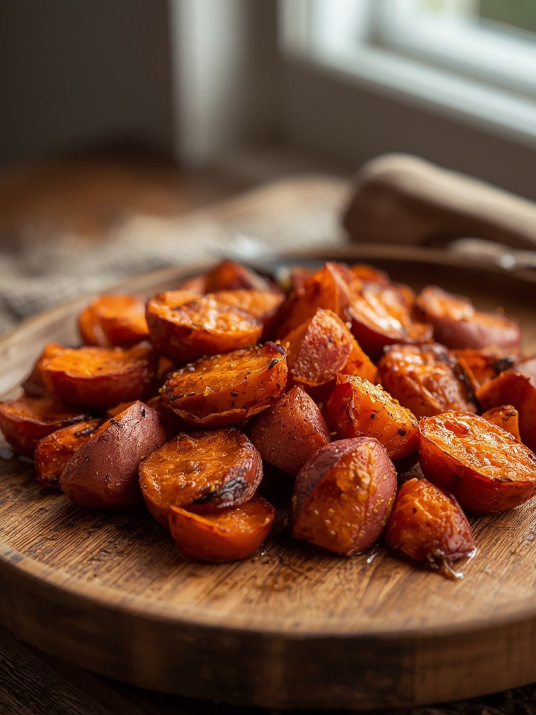 Honey Roasted Sweet Potatoes