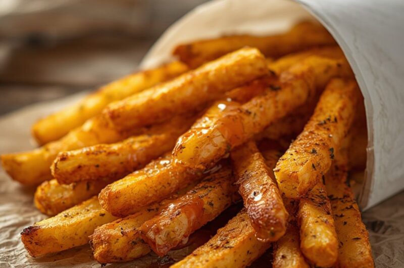 Hot Honey Halloumi Fries