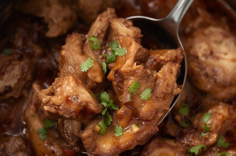 Instant Pot Pork Carnitas cooking