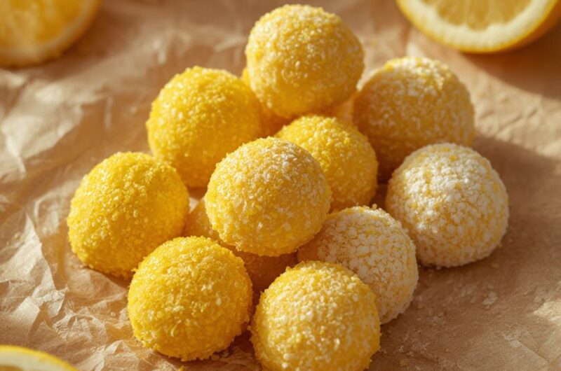 Lemon Truffles cooking