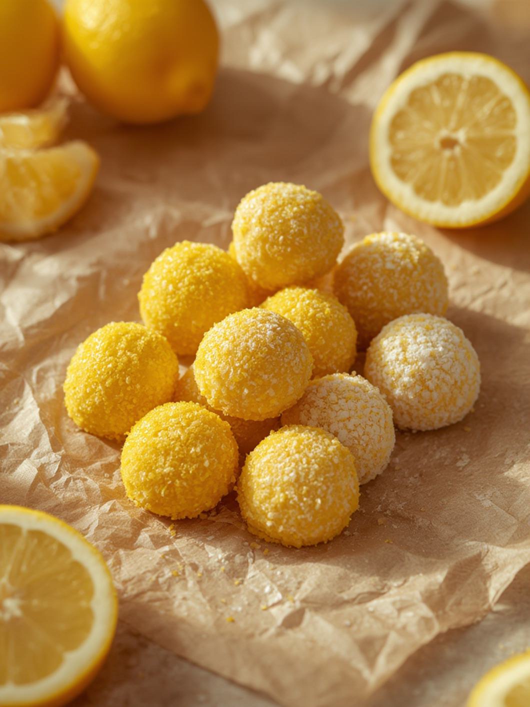 Lemon Truffles cooking