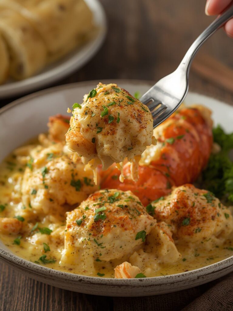 Lobster Thermidor for Two cooking