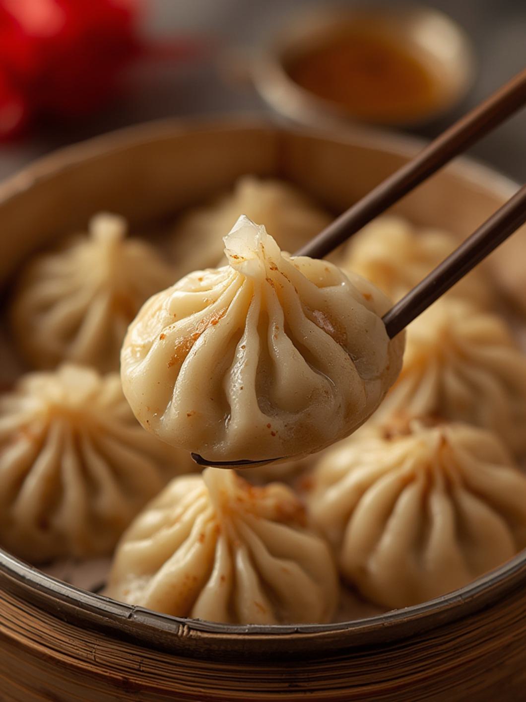 Lunar New Year Dumplings cooking