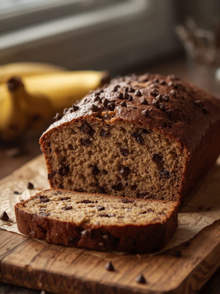 Mocha Chip Banana Bread