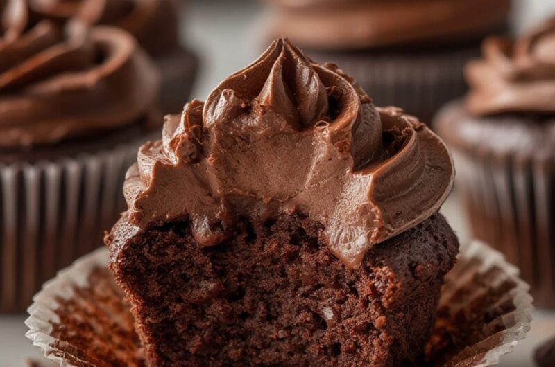 Mocha Cupcakes cooking