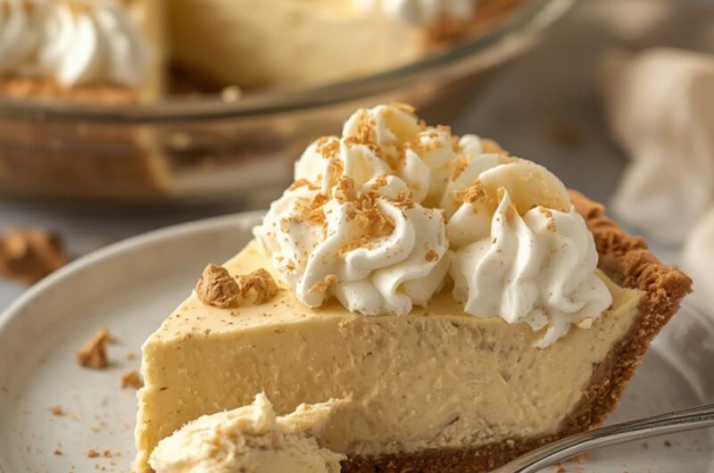 No Bake Banana Cream Pie cooking