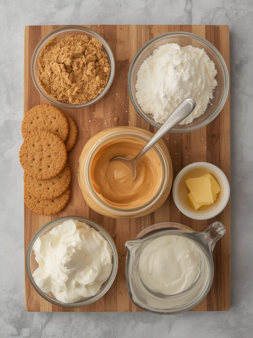 No Bake Cookie Butter Pie