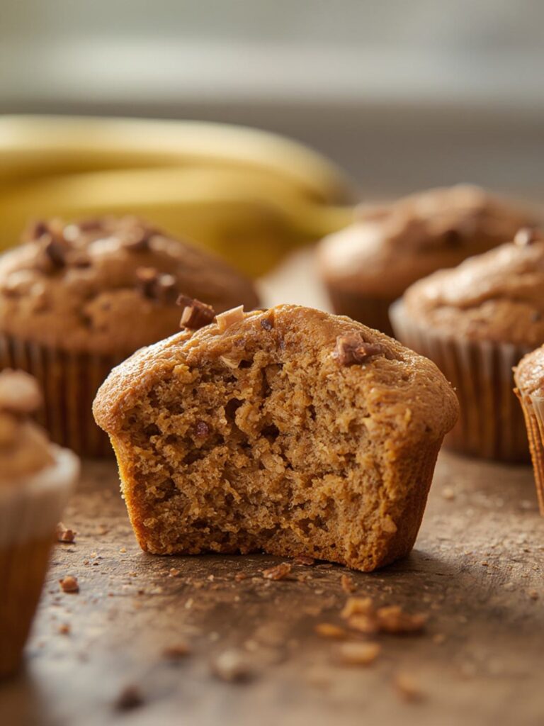 Peanut Butter Banana Muffins