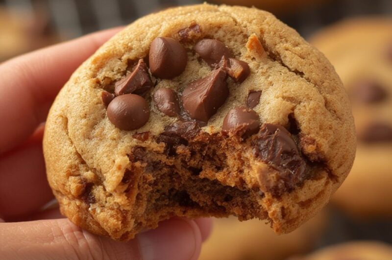 Peanut Butter Cup Surprise Monster Cookies cooking