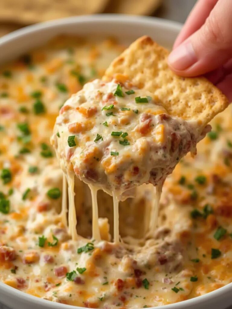 Philly Cheesesteak Dip cooking