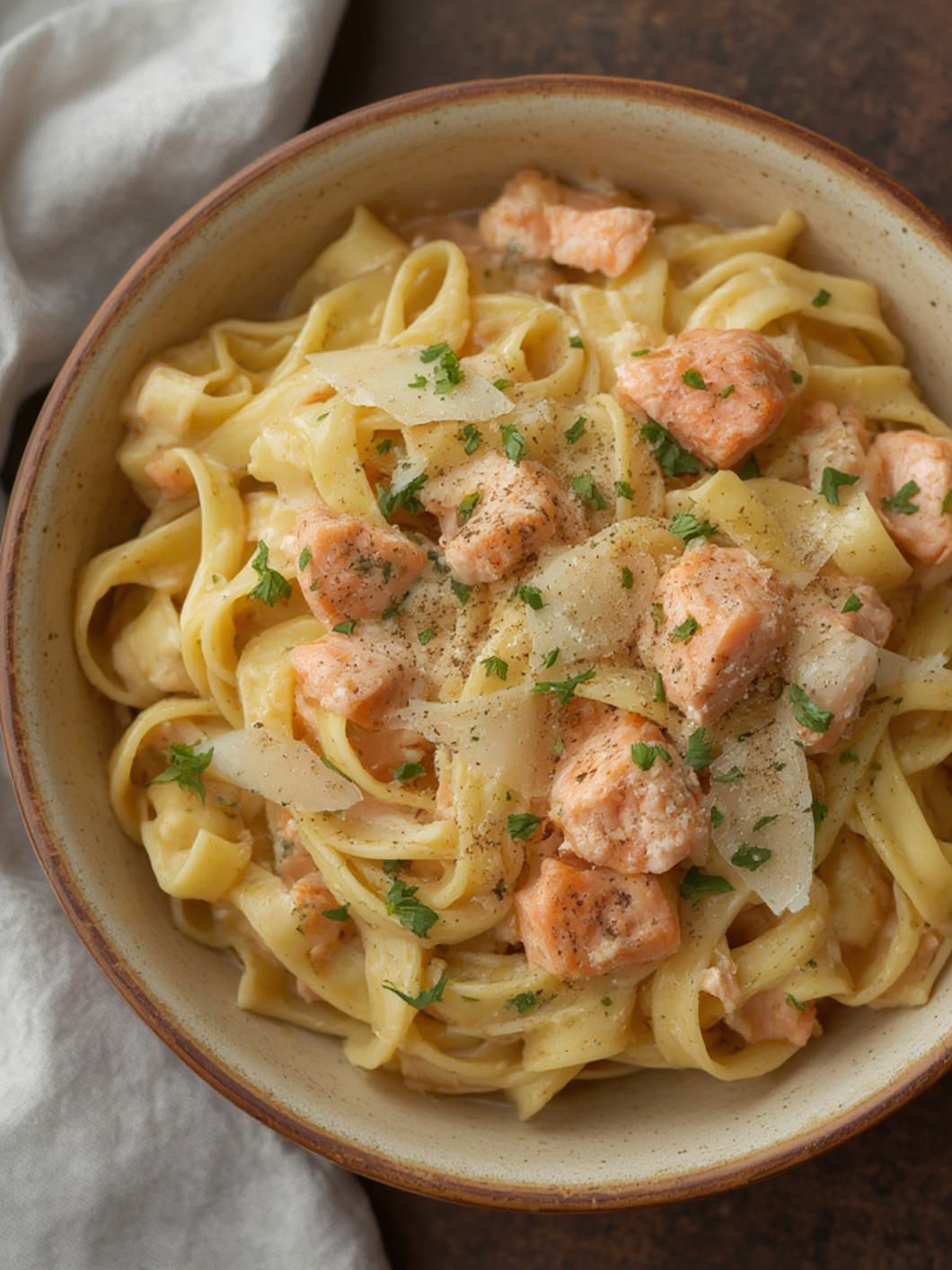 Salmon Alfredo