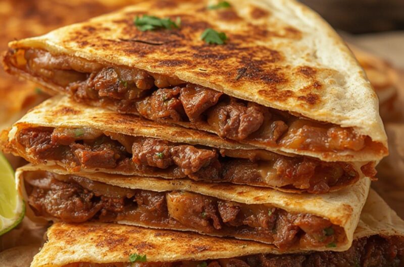 Steak Quesadillas cooking