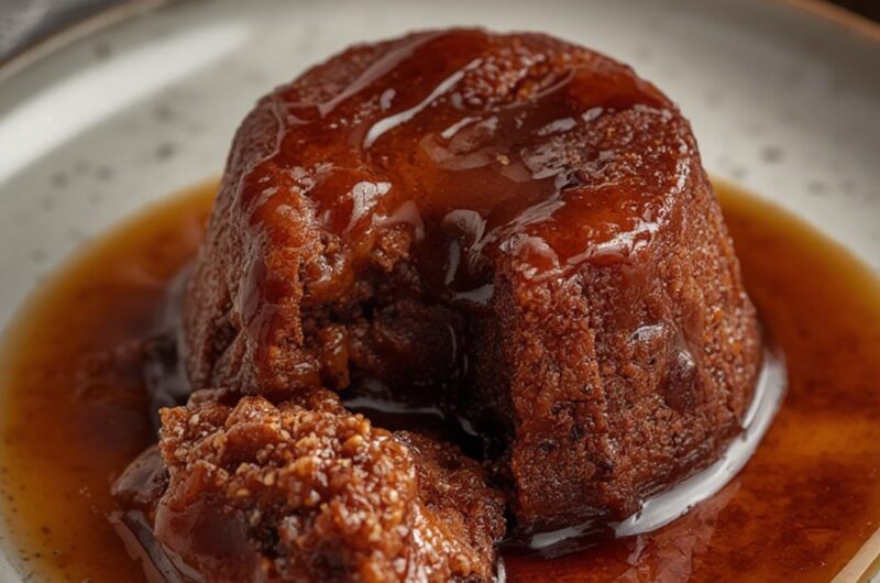 Sticky Toffee Pudding cooking